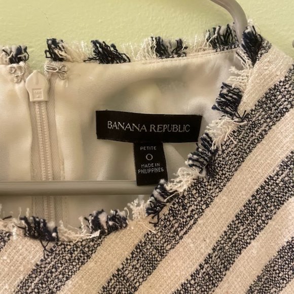 NWOT A-Symmetrical Striped Dress - Picture 4 of 7